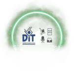 DiT neon logo
